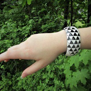 Vintage art deco cuff bracelet